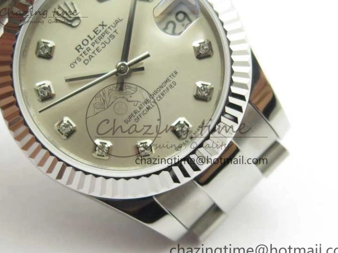 0406 Datejust 31mm 278271 SS BP Maker Best Edition Silver Crystal Dial on Oyster Bracelet Affordable 2745